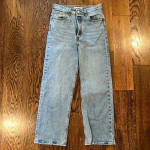 Levi ribcage bootcut jeans